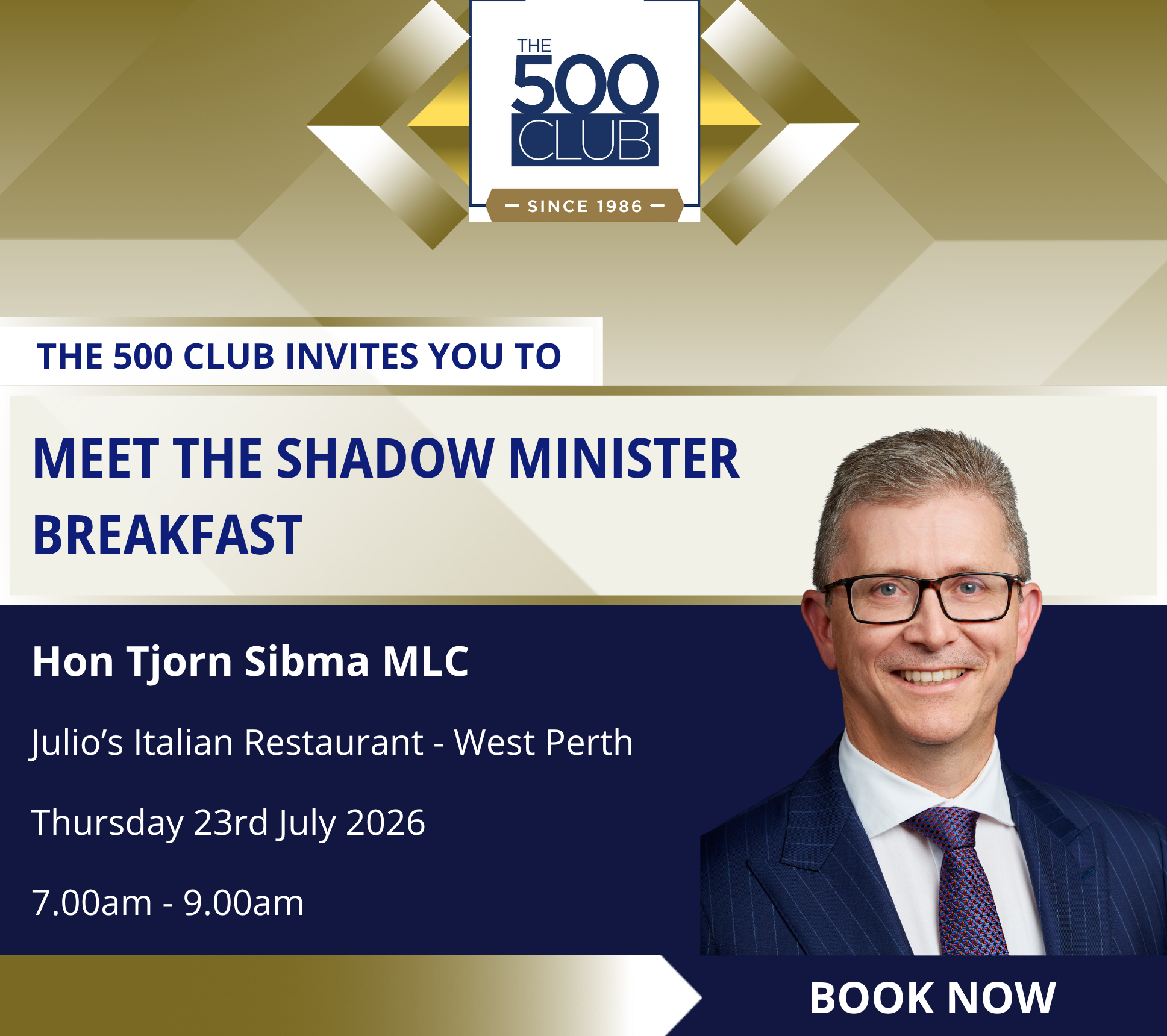 Meet the Shadow Minister Breakfast with Hon Tjorn Simba