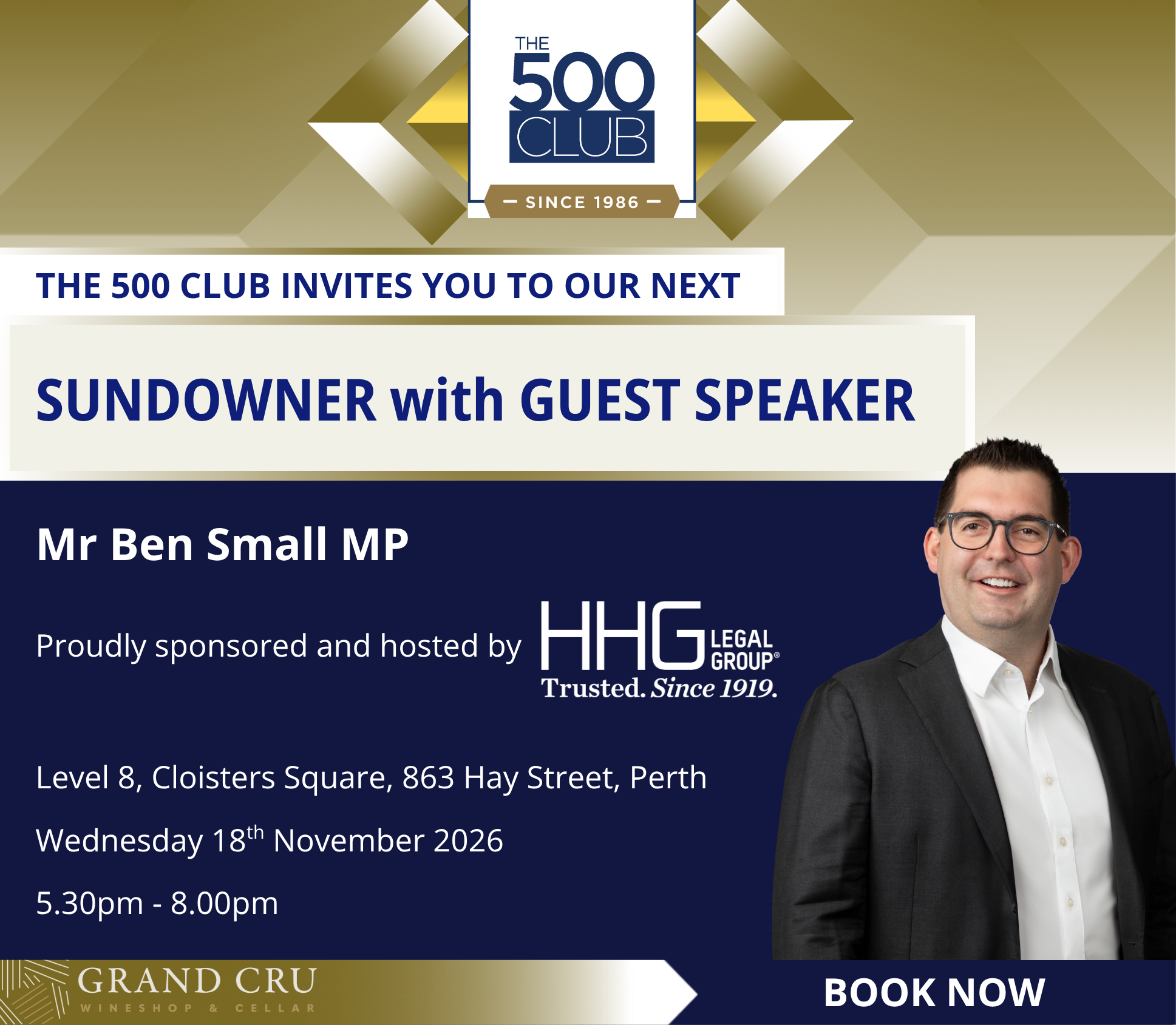 The 500 Club Sundowner at HHG Legal