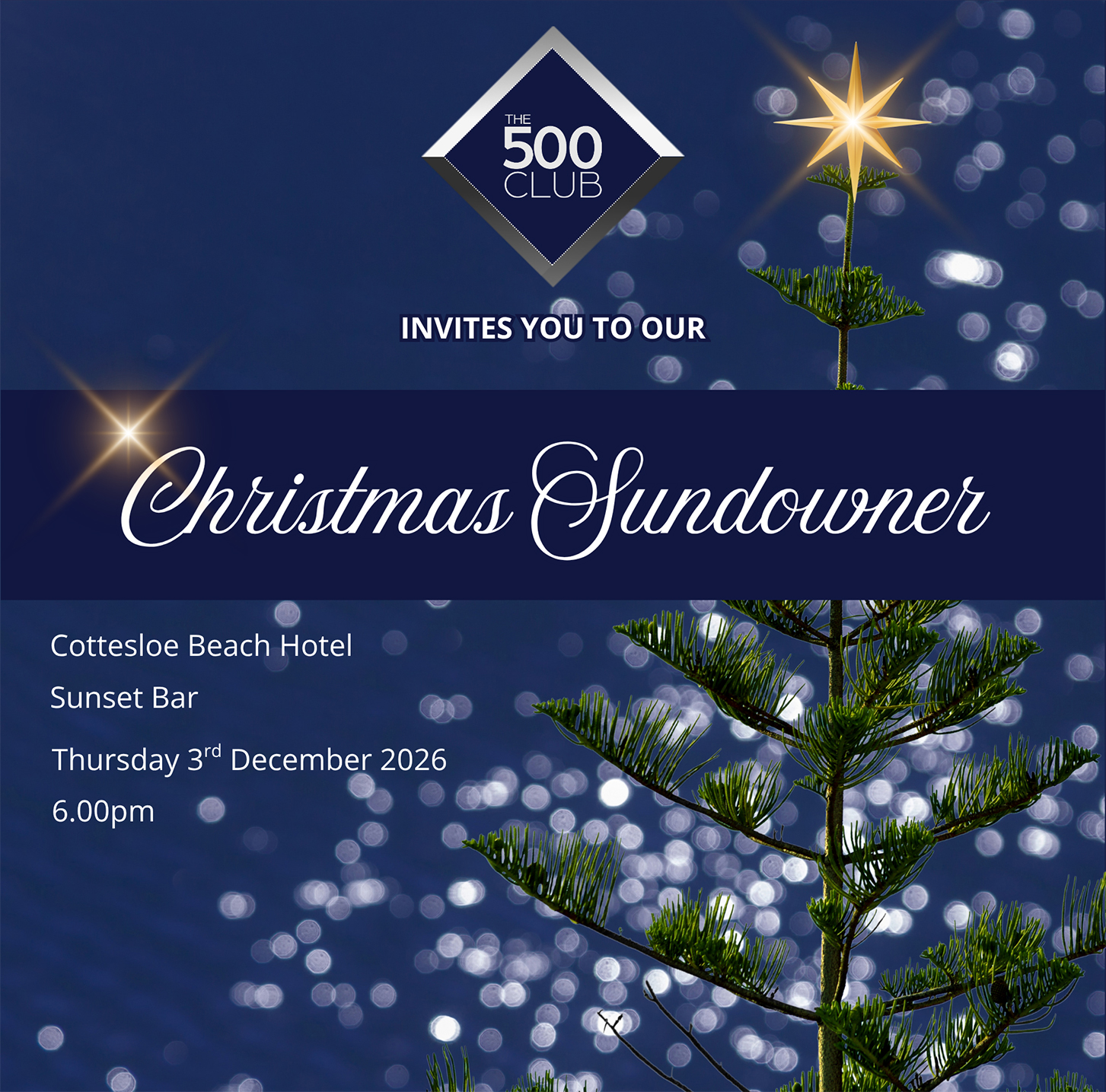 The 500 Club - Christmas Sundowner